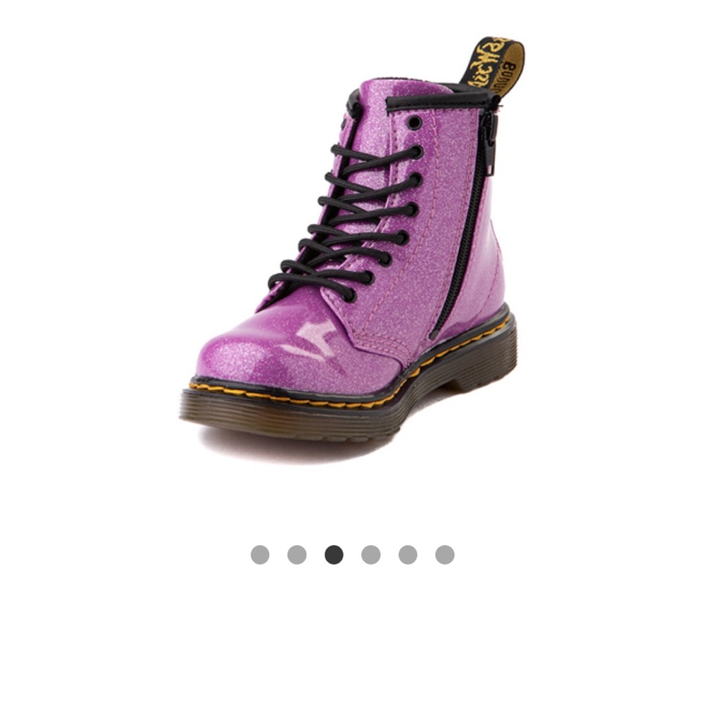 Dr. Martens glitter pink boots size 4 youth